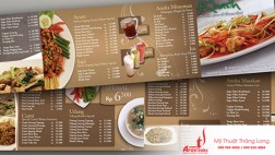 Thiết kế, in ấn menu - thực đơn nhà hàng